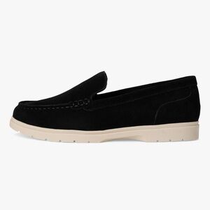 New! Blondo Alex Waterproof Moc Toe Black Suede Loafers Sneakers Slip On, 10